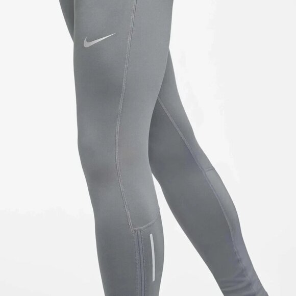 Nike Dri-FIT Challenger Mens Running Tights Smoke Grey Size CZ8830-084 NEW - Picture 4 of 16